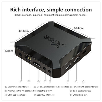 Une boîte de télévision 4K IPTV personnalisée Allwinner H313 Android 10