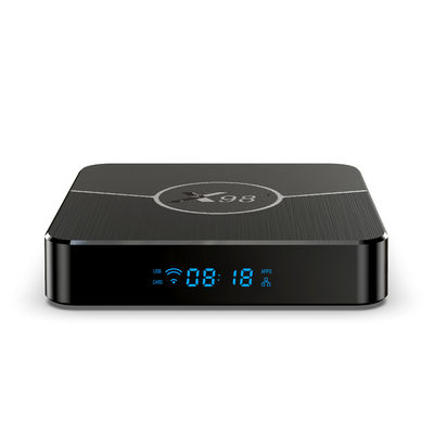 4k 8k 4GB 32GB IPTV Setup Box Noir Android 11 IPTV Box personnalisé