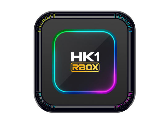 8K WiFi DIY IPTV Box Android 13.0 TV Box avec des lumières LED colorées